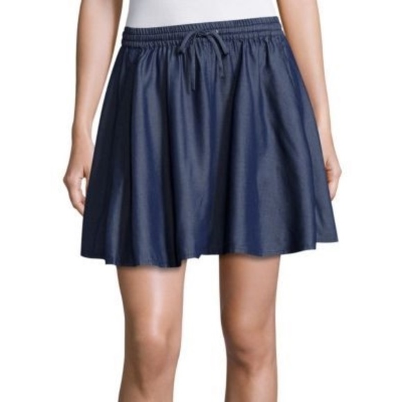 J Brand Dresses & Skirts - New J Brand Denim Blue Skater Skirt Sz M